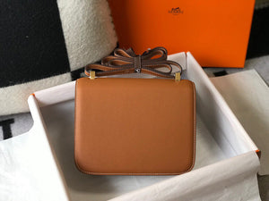 Hermes H082060 Constance Slim Wallet Epsom calfskin Brown - 19 cm - View 4