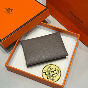 Hermes H083035CK10 Calvi Duo card holder H91001 - Default Title - View 4