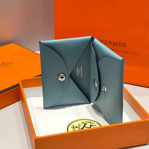 Hermes H083035CK10 Calvi Duo card holder H91003 - Default Title - View 3
