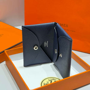 Hermes H083035CK10 Calvi Duo card holder H91008 - Default Title - View 3