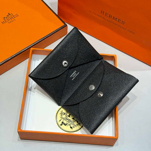 Hermes H083035CK10 Calvi Duo card holder H91017 - Default Title - View 3