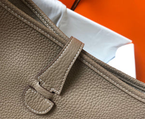 Hermes H083435 Evelyne III 29 Shoulder Bag Silver Hardware Gray - Default Title - View 6