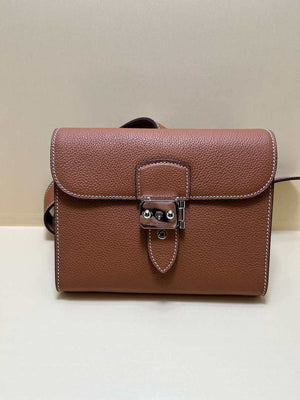 Hermes H084109CK18 SAC A Depeches Messager Shoulder Togo 21 bags Brown - Default Title - View 1