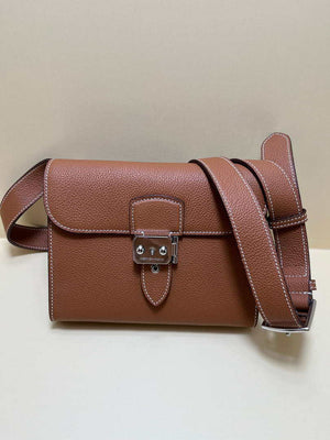 Hermes H084109CK18 SAC A Depeches Messager Shoulder Togo 21 bags Brown - Default Title - View 4