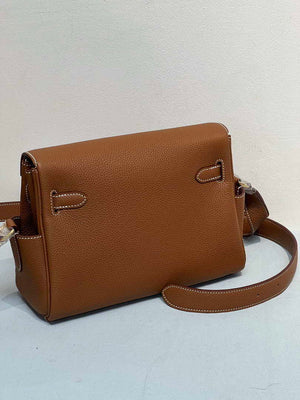 Hermes H084109CK25 Kelly Messager Shoulder Togo 25 bags Gold Brown - Default Title - View 3