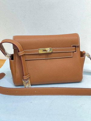 Hermes H084109CK25 Kelly Messager Shoulder Togo 25 bags Gold Brown - Default Title - View 8