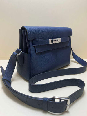 Hermes H084109CK25 Kelly Messager Shoulder Togo 25 bags Navy Silver - Default Title - View 2