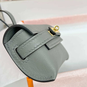 Hermes H084665CK0U Kellyfestival charm Kelly bag charm in Swift calfskin H88901 - Gold - View 14