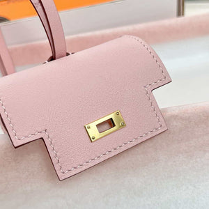 Hermes H084665CK0U Kellyfestival charm Kelly bag charm in Swift calfskin H88902 - Gold - View 11