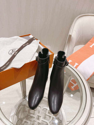 Hermes H182102Z 02350 Saint Germain ankle boot Black - 35 - View 1