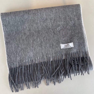 Hermes H208804S Scarves Smoking a Franges Muffler H50018 - Default Title - View 3