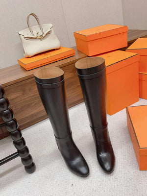 Hermes H222070Z Women's Shoes High Boot H66296 - 35 - View 2
