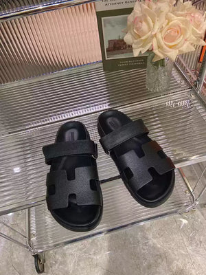 Hermes H222857 Hermes Chypre sandals H908905 - 35 - View 1
