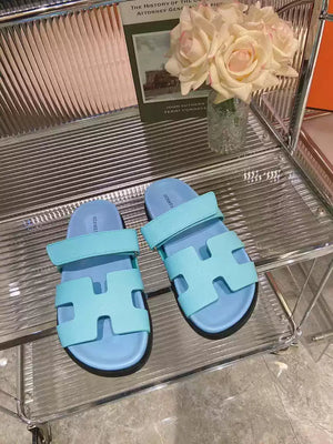Hermes H222857 Men Women's Hermes Chypre sandals H908911 - 35 - View 1