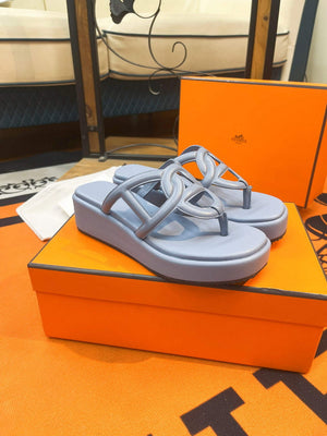 Hermes H231083Z Women's Shoes Gipsy sandals H66752 - 35 - View 3