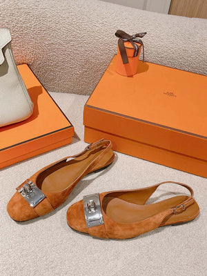 Hermes H241158Zv1D360 Innocente Slingback Shoes H990025 - Euro 35=US 4 - View 2