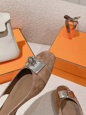 Hermes H241158Zv1D360 Innocente Slingback Shoes H990023 - Euro 35=US 4 - View 7