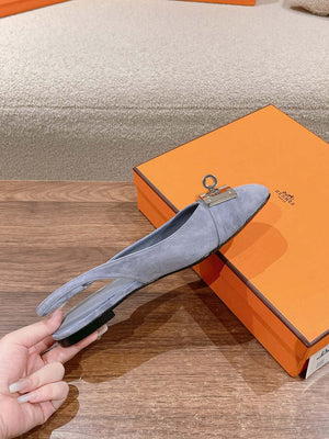 Hermes H241158Zv1D360 Innocente Slingback Shoes H990026 - Euro 35=US 4 - View 4