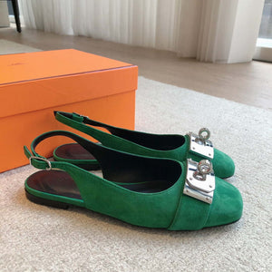 Hermes H241158Zv1D360 Innocente Slingback Shoes H990027 - Euro 35=US 4 - View 3