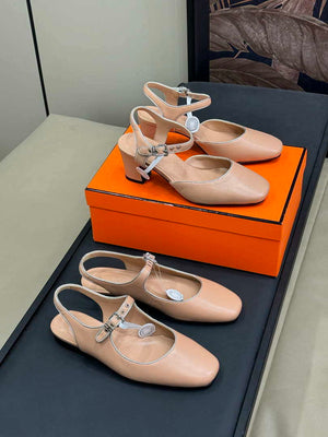 Hermes H251148Zv1W380 Women Kleo slingback H33664 - 10 mm / Euro 35=US 4 - View 1