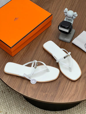 Hermes H261038ZvL1390 Miss sandal White - Euro 34=US 3 - View 5