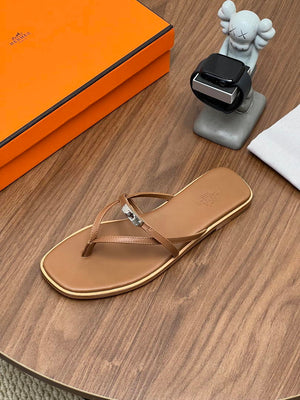 Hermes H261038ZvL1390 Miss sandal Brown - Euro 34=US 3 - View 1