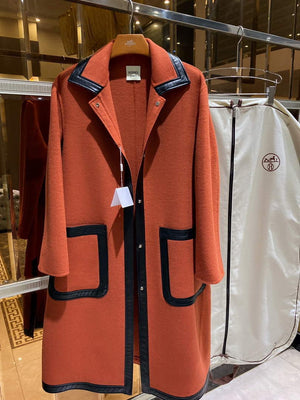 Hermes H2H0129DA0234 Women's Fashion Clothing Coat H33270 - S - View 9