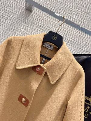 Hermes H2H0129DA0234 Women's Fashion Clothing Coat H33280 - S - View 2