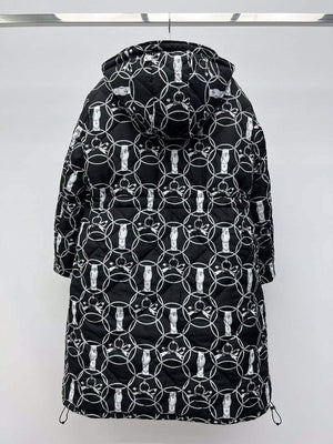 Hermes H2H4604DU02 Women's Fashion Clothing Reversible Puffer Coat H33266 - S - View 9