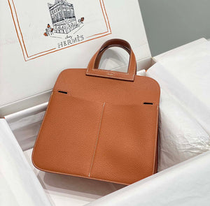 Hermes halzan 25 clemence stamp B Silver H98802 - Default Title - View 4