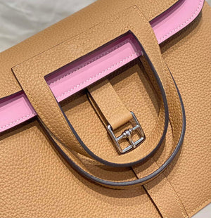 Hermes halzan 25 clemence stamp B Silver H98804 - Default Title - View 6