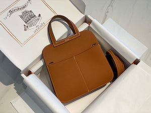 Hermes halzan 25 clemence stamp B Gold H98806 - Default Title - View 3