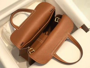 Hermes halzan 25 clemence stamp B Gold H98806 - Default Title - View 8