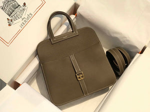 Hermes halzan clemence stamp B Gold H98808 - 22 cm - View 3