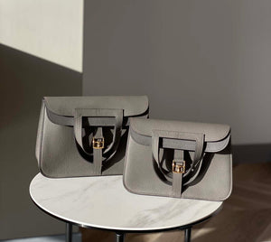 Hermes halzan clemence stamp B Gold H98809 - 22 cm - View 2