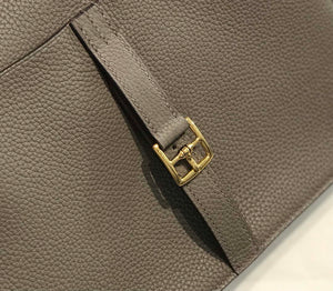 Hermes halzan clemence stamp B Gold H98809 - 22 cm - View 14