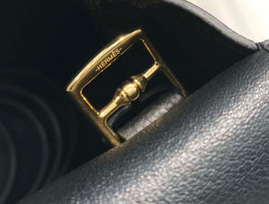 Hermes halzan clemence stamp B Gold H98810 - 22 cm - View 7