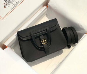 Hermes halzan clemence stamp B Gold H98810 - 22 cm - View 16