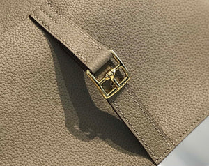 Hermes halzan clemence stamp B Gold H98811 - 22 cm - View 15