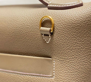 Hermes Kelly 2424 Leather 29cm H230267 Elephant gray Shoulder bag - Default Title - View 7