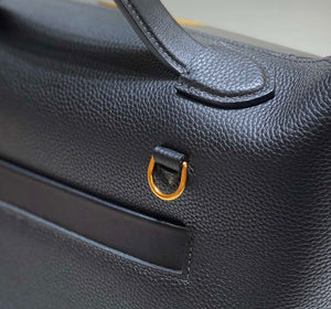 Hermes Kelly 2424 Leather 29cm H230268 Black Shoulder bag - Default Title - View 7