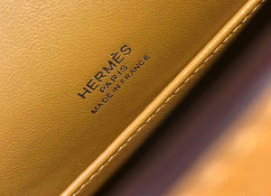 Hermes Kelly Pouchette Swift Leather clutch bag Gold H230276 - Default Title - View 5