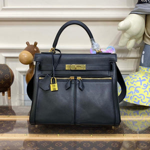 Hermes Kelly Swift Kelly Lakis 28 32 cm H230310 - Gold / Semi manual / 28 CM - View 1