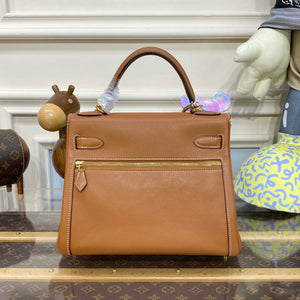 Hermes Kelly Swift Kelly Lakis 28 32 cm H230311 - Gold / Semi manual / 28 CM - View 2