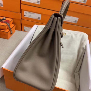 Hermes Kelly Swift Kelly Lakis 28 32 cm H230313 - Gold / Semi manual / 28 CM - View 4