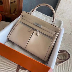 Hermes Kelly Swift Kelly Lakis 28 32 cm H230315 - Gold / Semi manual / 28 CM - View 1
