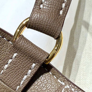 Hermes Lychee pattern Kelly Elan Clutch Bag H232006 - Gold - View 15