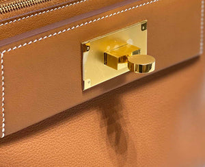 Hermes Mini 2424 Leather 21cm H230262 Brown - Default Title - View 7