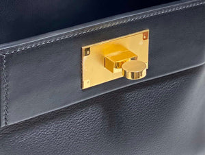 Hermes Mini 2424 Leather 21cm H230263 Black - Default Title - View 6