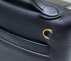 Hermes Mini 2424 Leather 21cm H230263 Black - Default Title - View 7